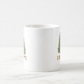ビッグフット信じI コーヒーマグカップ (中央)