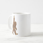 ビッグフット和平標識 コーヒーマグカップ (正面左)