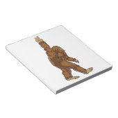 ビッグフット和平標識 ノートパッド (アングル)