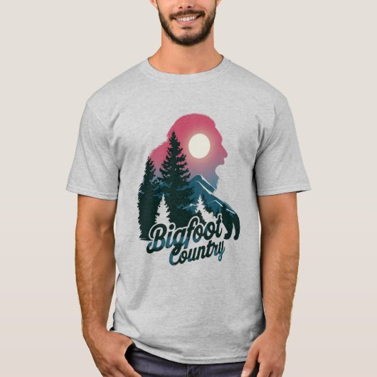 ビッグフット地方 Tシャツ (正面)