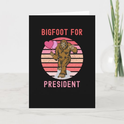 ビッグフット大統領 カード (正面)