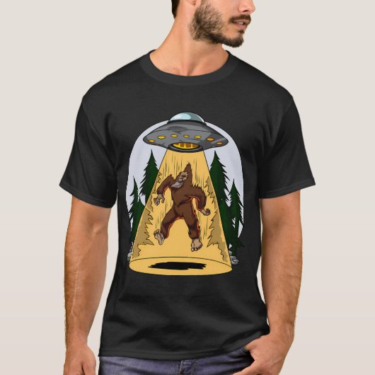 ビッグフット宇宙人誘拐事件 Tシャツ (正面)