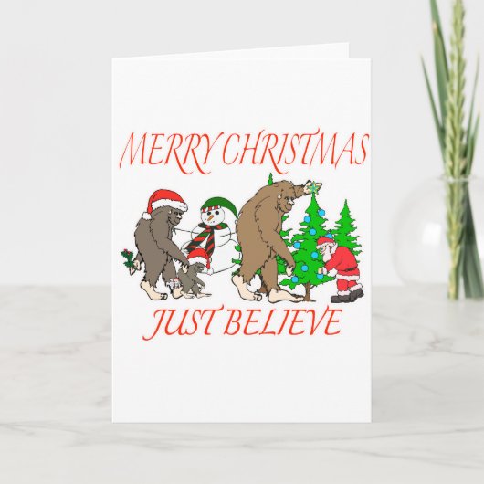 ビッグフット家族のクリスマス2 シーズンカード (正面)