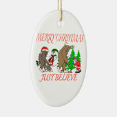 ビッグフット家族のクリスマス2 セラミックオーナメント (右)