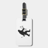 ビッグフット射手シルエット ラゲッジタグ (正面縦)