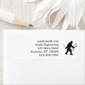 ビッグフット射手シルエット ラベル (インサイチュ)