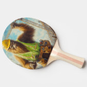 ビッグフット建築労働者 卓球ラケット (横)