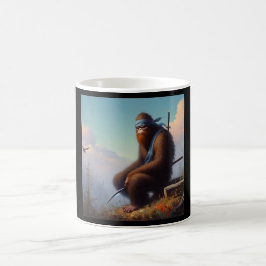ビッグフット忍者 コーヒーマグカップ (中央)