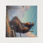 ビッグフット忍者 タペストリー (正面(横))