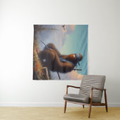 ビッグフット忍者 タペストリー (インサイチュ(横))