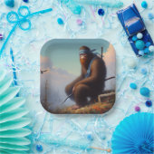 ビッグフット忍者 ペーパープレート (パーティー)