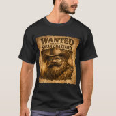 ビッグフット指名手配ポスター Tシャツ (正面)