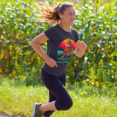 ビッグフット朝コーヒービッグフットの髪は気にない Tシャツ