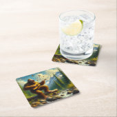 ビッグフット歌 スクエアペーパーコースター (インサイチュ)