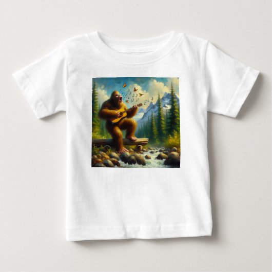 ビッグフット歌 ベビーTシャツ (正面)
