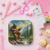 ビッグフット歌 ペーパープレート (パーティー)