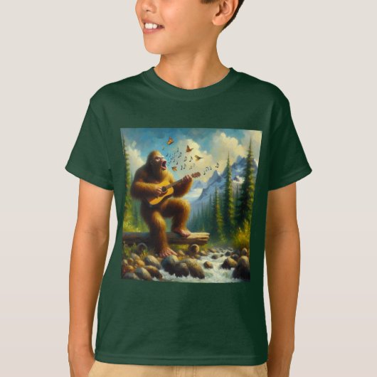 ビッグフット歌 Tシャツ (正面)