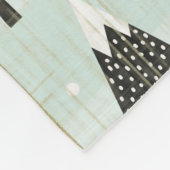 ビッグフット歩くインザウッズ フリースブランケット (角)