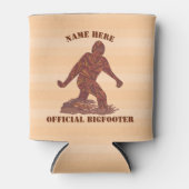 ビッグフット歩くサスカッチマンケーブアコールドワン 缶クーラー (正面)