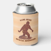 ビッグフット歩くサスカッチマンケーブアコールドワン 缶クーラー (缶裏面)