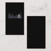 ビッグフット歩くフォレストジョークサスカッチおもしろい 名刺 (正面/裏面)