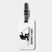 ビッグフット気にテレマークスキー ラゲッジタグ (正面縦)