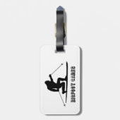 ビッグフット気にテレマークスキー ラゲッジタグ (裏面縦)