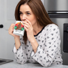 ビッグフット気にヘアサスカッチおもしろい15oz コーヒーマグカップ