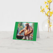 ビッグフット焼きハンバーガー カード (黄色い花)