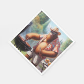 ビッグフット焼きハンバーガー スタンダードランチョンナプキン (角)