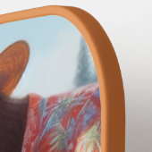 ビッグフット焼きハンバーガー ピックルボールラケット (左詳細)