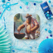 ビッグフット焼きハンバーガー ペーパープレート (パーティー)