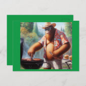 ビッグフット焼きハンバーガー ポストカード (正面/裏面)