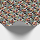 ビッグフット焼きハンバーガー ラッピングペーパー (角)