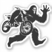 ビッグフット盗みダートバイク シール (正面)