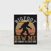 ビッグフット私のサスカッチギフト父の日ビッグ カード (黄色い花)