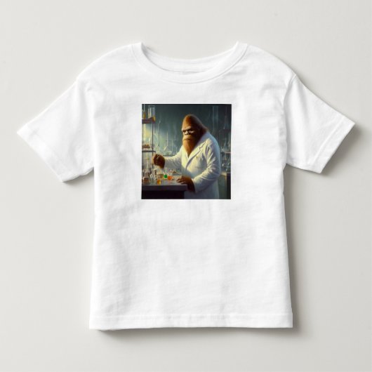 ビッグフット科学者 トドラーTシャツ (正面)