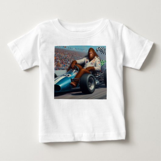 ビッグフット競走 ベビーTシャツ (正面)