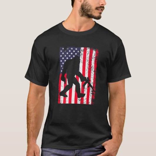ビッグフット米州旗2回目の承認 Tシャツ (正面)