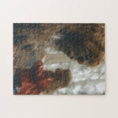 ビッグフット聞が子どもにひざまずくパズル ジグソーパズル (横)