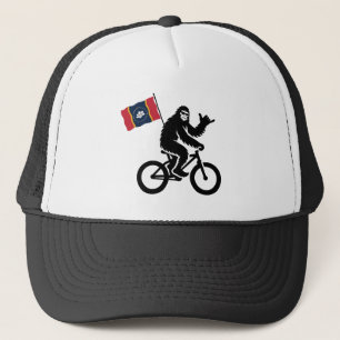 ビッグフット自転車ミシシッピ州旗 キャップ
