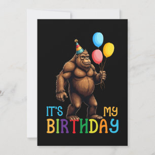 ビッグフット誕生日パーティー - 今日は私の誕生日なんだ 招待状