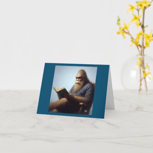 ビッグフット読ズ カード (黄色い花)