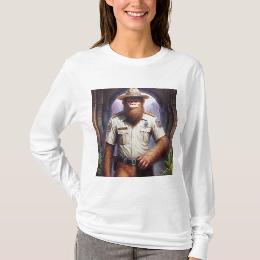 ビッグフット警官 Tシャツ (正面)