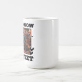ビッグフット足ジョーク コーヒーマグカップ (中央)