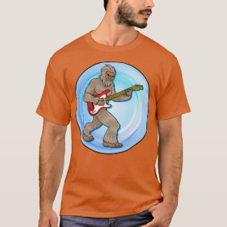 ビッグフット遊サスカッチのギター Tシャツ