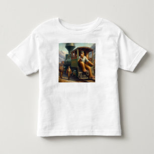 ビッグフット鉄道技師 トドラーTシャツ