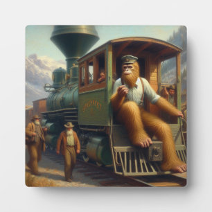 ビッグフット鉄道技師 フォトプラーク
