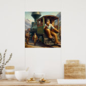 ビッグフット鉄道技師 ポスター (キッチン)