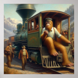 ビッグフット鉄道技師 ポスター